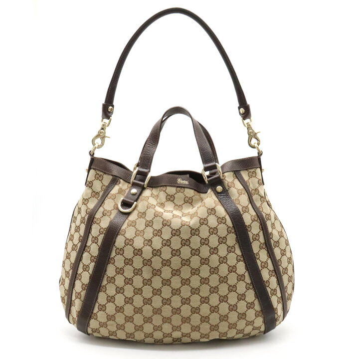 楽天市場】GUCCI グッチ GGキャンバス トートバッグ ハンドバッグ 2WAY 