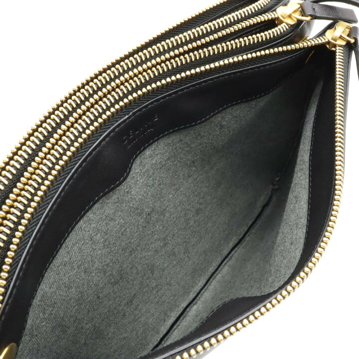 楽天市場】CELINE セリーヌ トリオ ラージ ショルダーバッグ 斜め掛け  