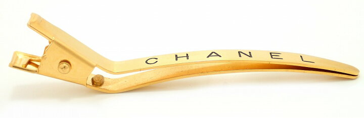 楽天市場】CHANEL シャネル ロゴ バレッタ ヘアクリップ 髪留め  