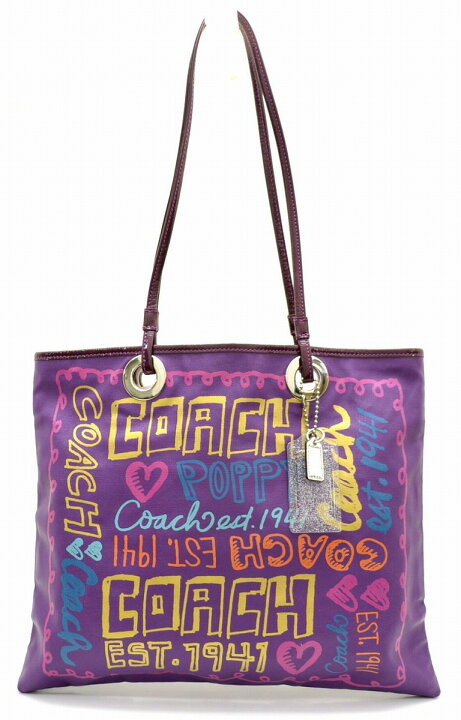 楽天市場】【バッグ】COACH コーチ ポピー エヴィー トートバッグ 