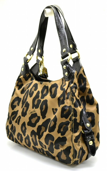 楽天市場】【バッグ】COACH コーチ レオパード柄 ひょう柄 ショルダー 