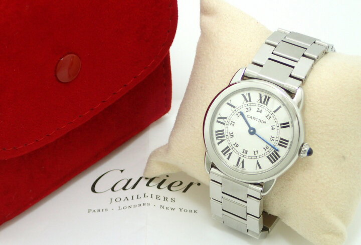 楽天市場】【ウォッチ】【新品仕上げ済】Cartier カルティエ ロンド  