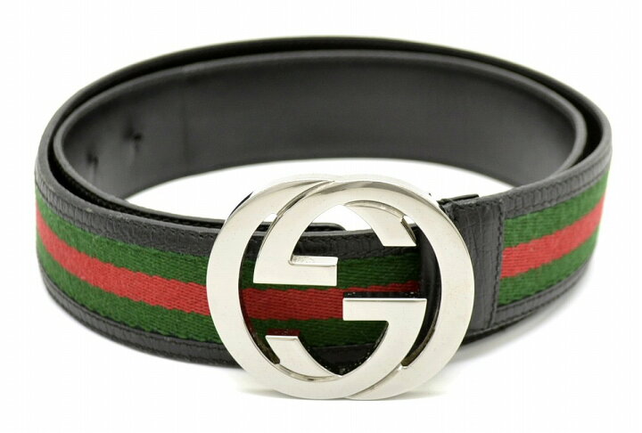 楽天市場】GUCCI グッチ GGキャンバス インターロッキング Gバックル 