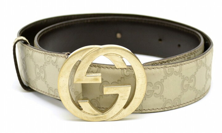 楽天市場】GUCCI グッチ グッチシマ インターロッキング Gバックル  