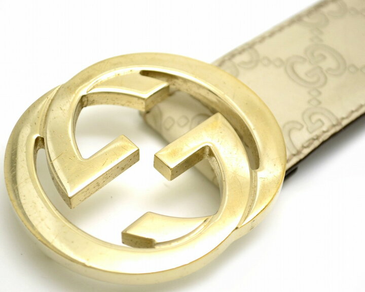 楽天市場】GUCCI グッチ グッチシマ インターロッキング Gバックル  