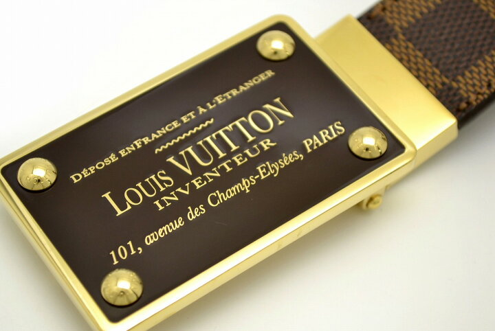 楽天市場】LOUIS VUITTON ルイ ヴィトン ダミエ サンチュール アン 