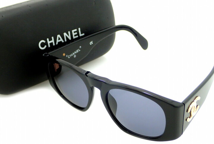 楽天市場】CHANEL シャネル サングラス ココマーク スモーク 黒 