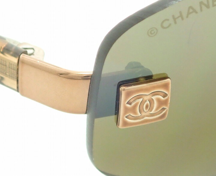 楽天市場】CHANEL シャネル サングラス スモーク ココマーク 茶 