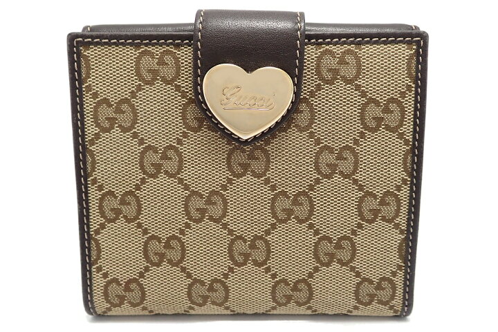 楽天市場】【財布】GUCCI グッチ GGキャンバス Wホック財布 ダブル  