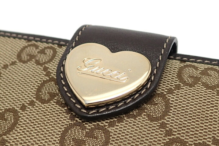 楽天市場】【財布】GUCCI グッチ GGキャンバス Wホック財布 ダブル 
