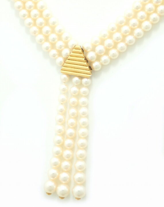楽天市場】【ジュエリー】MIKIMOTO ミキモト 3連 ネックレス 真珠 5-7m 