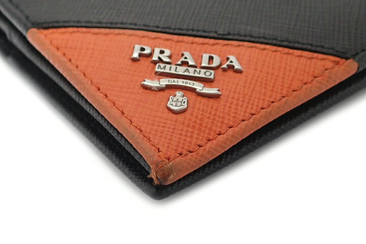 楽天市場】【財布】PRADA プラダ 2つ折 長財布 SAFFIANO METAL 