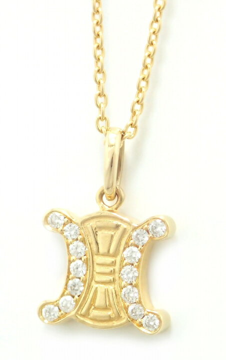 楽天市場】【ジュエリー】CELINE セリーヌ マカダム ネックレス  