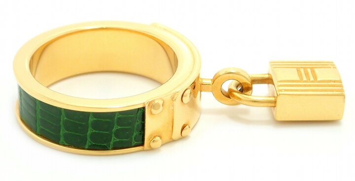 楽天市場】HERMES エルメス スカーフリング ケリー カデナ パドロック  