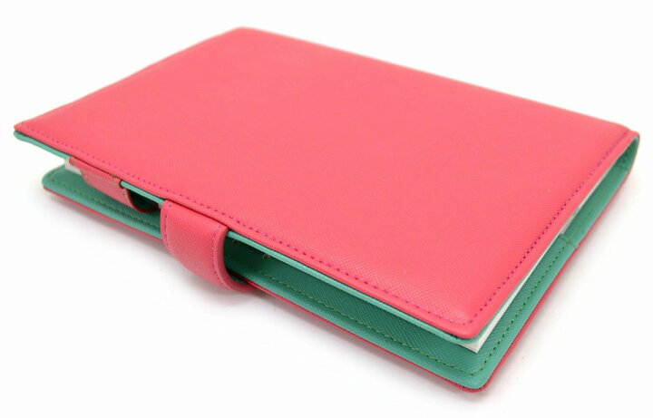 楽天市場 未使用品 Samantha Thavasa サマンサ タバサ リボン 手帳カバー アジェンダ 手帳 レザー ピンク グリーン 中古 K Blumin 楽天市場店