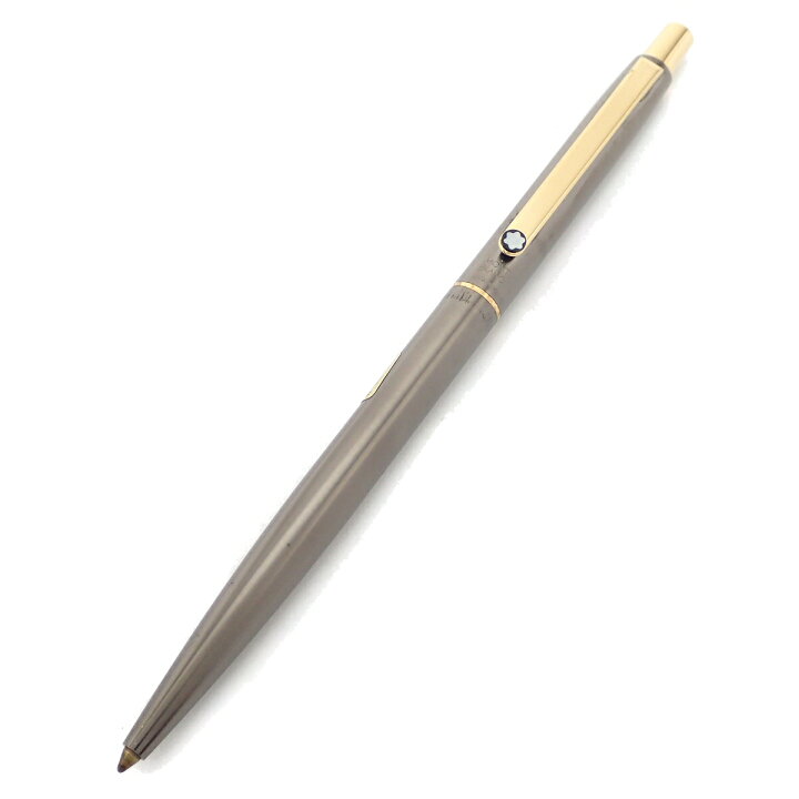 楽天市場】MONTBLANC モンブラン ノック式 ボールペン ガンメタ 