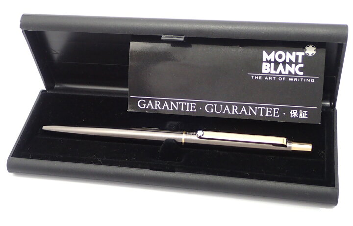 楽天市場】MONTBLANC モンブラン ノック式 ボールペン ガンメタ 