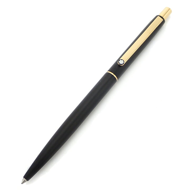 楽天市場】MONTBLANC モンブラン ノック式 ボールペン ブラック 