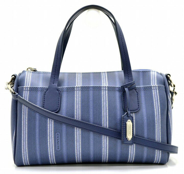 楽天市場】【未使用品】【バッグ】COACH コーチ レガシー ストライプ 