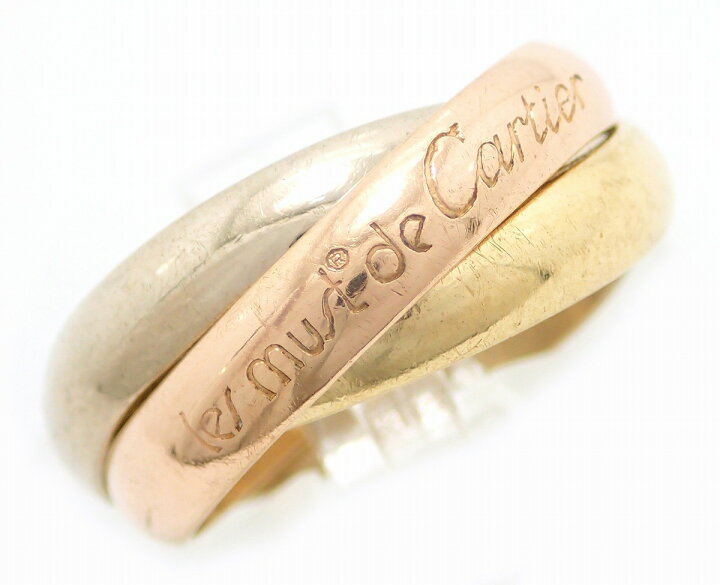 楽天市場】【ジュエリー】Cartier カルティエ トリニティ リング 指輪 