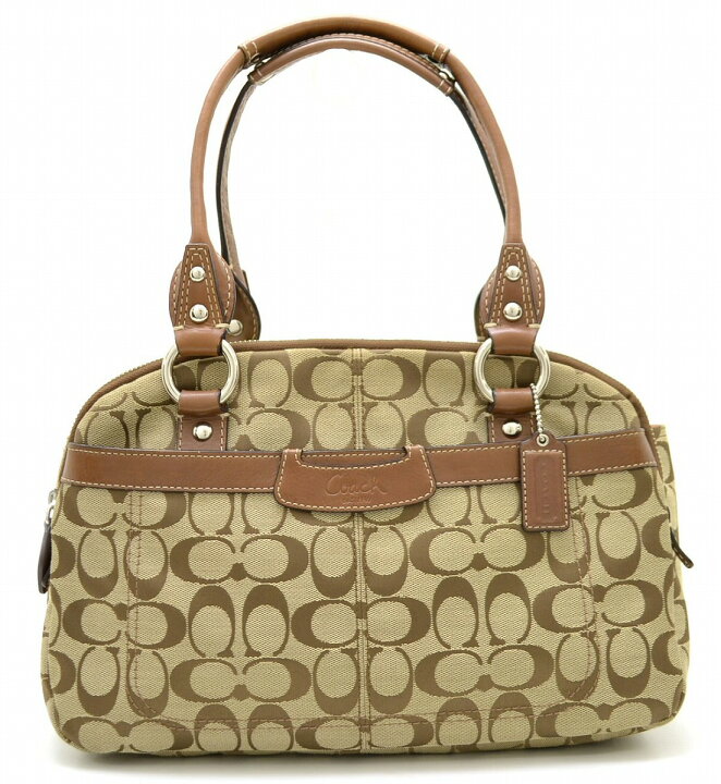 楽天市場】【バッグ】COACH コーチ シグネチャー ハンドバッグ  