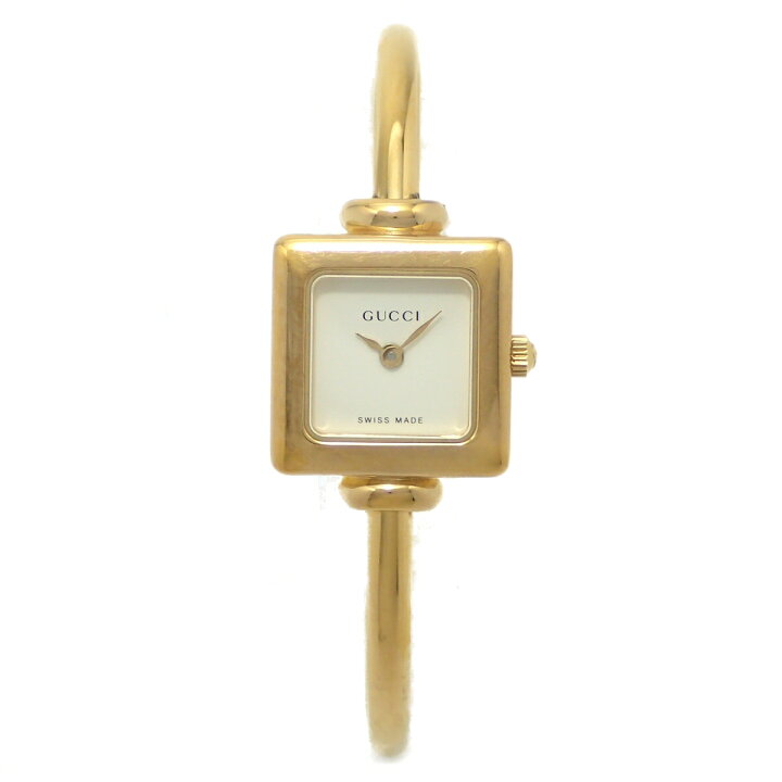 楽天市場】【ウォッチ】 GUCCI グッチ バングル ウォッチ ホワイト文字  