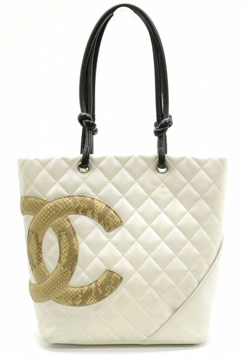 楽天市場】【バッグ】CHANEL シャネル カンボンライン ミディアム  