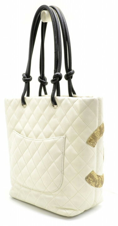 楽天市場】【バッグ】CHANEL シャネル カンボンライン ミディアム 