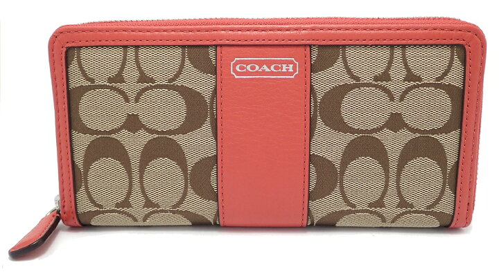 楽天市場】【未使用品】【財布】 COACH コーチ シグネチャー 