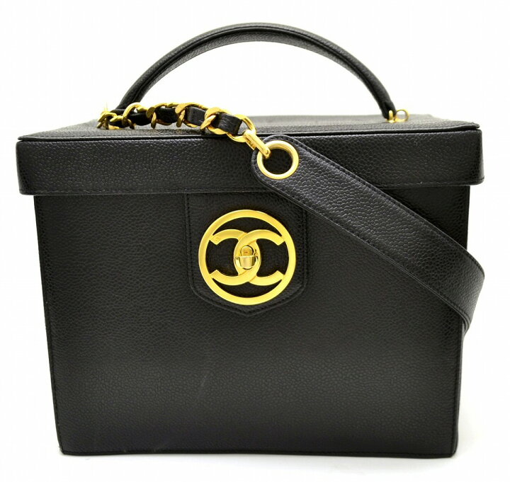 楽天市場】【バッグ】CHANEL シャネル キャビアスキン バニティバッグ  