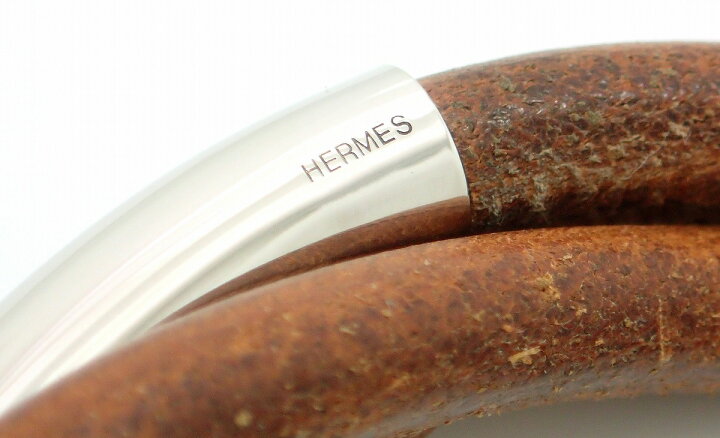 楽天市場】【ジュエリー】HERMES エルメス トルネード レザー 