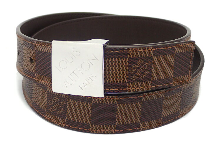 返品可 ルイヴィトン LOUIS VUITTON ダミエ サンチュール・キャレ  