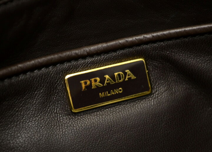 楽天市場】【バッグ】PRADA プラダ ボーリングバッグ ハンドバッグ 