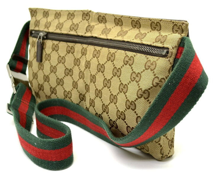 楽天市場】【バッグ】GUCCI グッチ GGキャンバス ウェビングライン  
