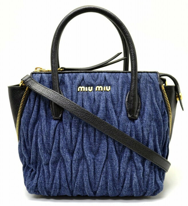 楽天市場】【バッグ】Miu Miu ミュウ ミュウ マテラッセ ハンドバッグ 