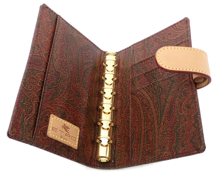 楽天市場】【未使用品】ETRO エトロ アジェンダ 手帳カバー システム 
