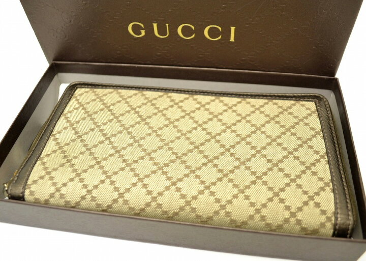 楽天市場】【財布】GUCCI グッチ ディアマンテ キャンバス ラウンド 