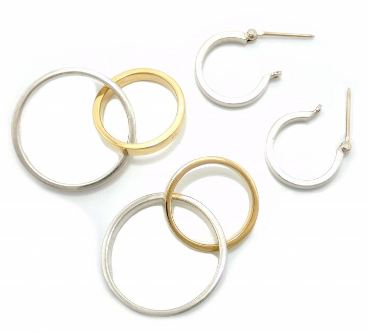 楽天市場】【ジュエリー】TIFFANY&Co. ティファニー 3連 フープ ピアス 