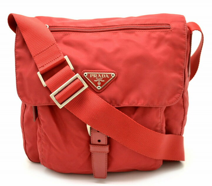 楽天市場】【バッグ】PRADA プラダ ショルダーバッグ ナイロン レザー  