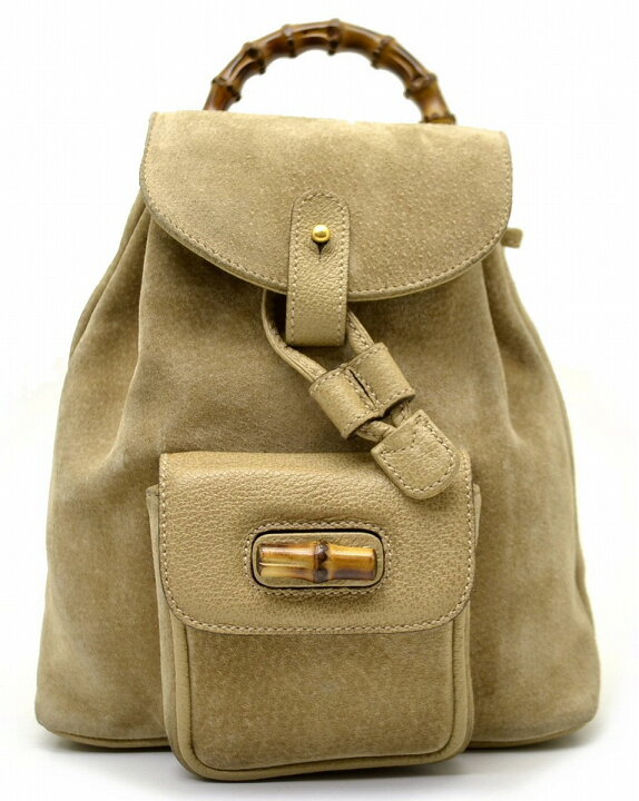 楽天市場】【バッグ】GUCCI グッチ バンブー リュック リュックサック  