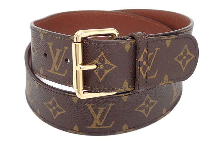 ルイヴィトン LOUIS VUITTON モノグラム サンチュール キャレ 腰ベルト  