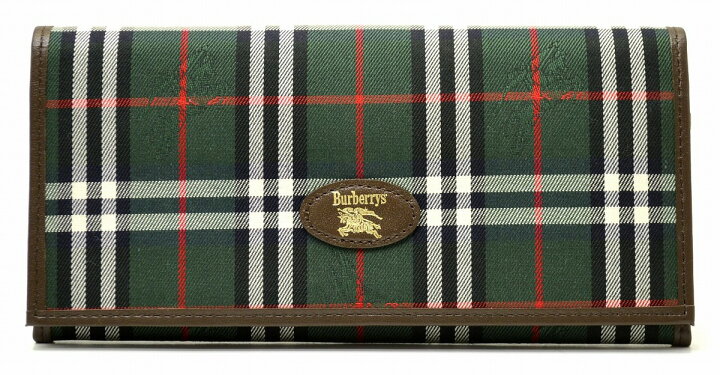 楽天市場】【財布】BURBERRY バーバリー ノバチェック柄 2つ折 長財布 