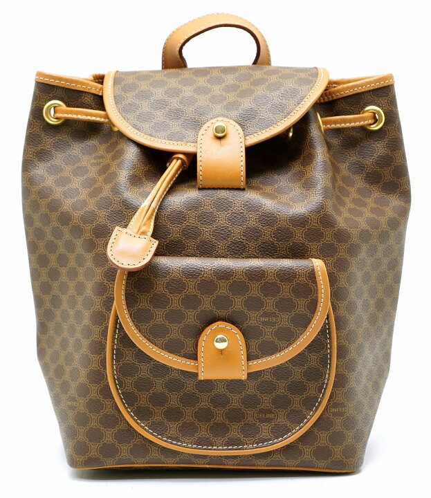 楽天市場】【バッグ】CELINE セリーヌ マカダム柄 バックパック 