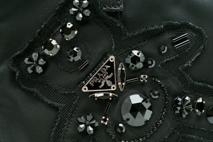 楽天市場】【バッグ】PRADA プラダ イブニングベア ビーズ ビジュー  