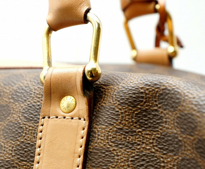 楽天市場】【バッグ】CELINE セリーヌ マカダム柄 ボストンバッグ 