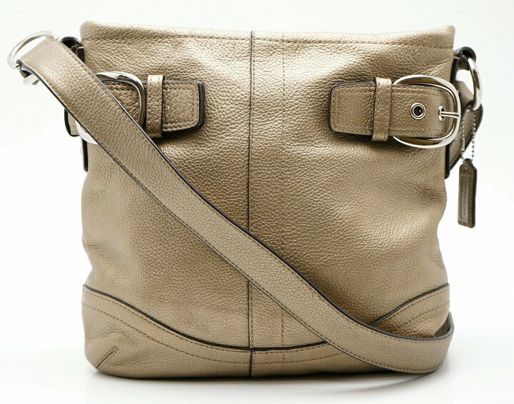 楽天市場】【バッグ】COACH コーチ レザー ダッフル ショルダーバッグ 