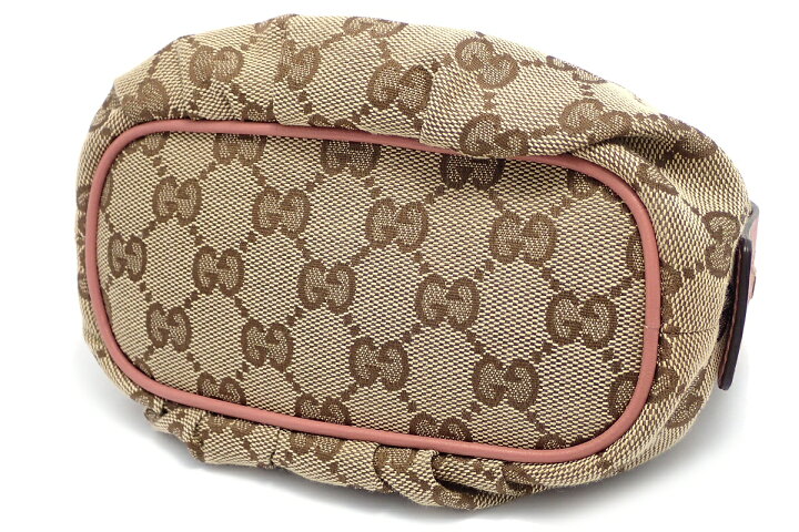 楽天市場】【バッグ】GUCCI グッチ GGキャンバス バンブー ポーチ 化粧 
