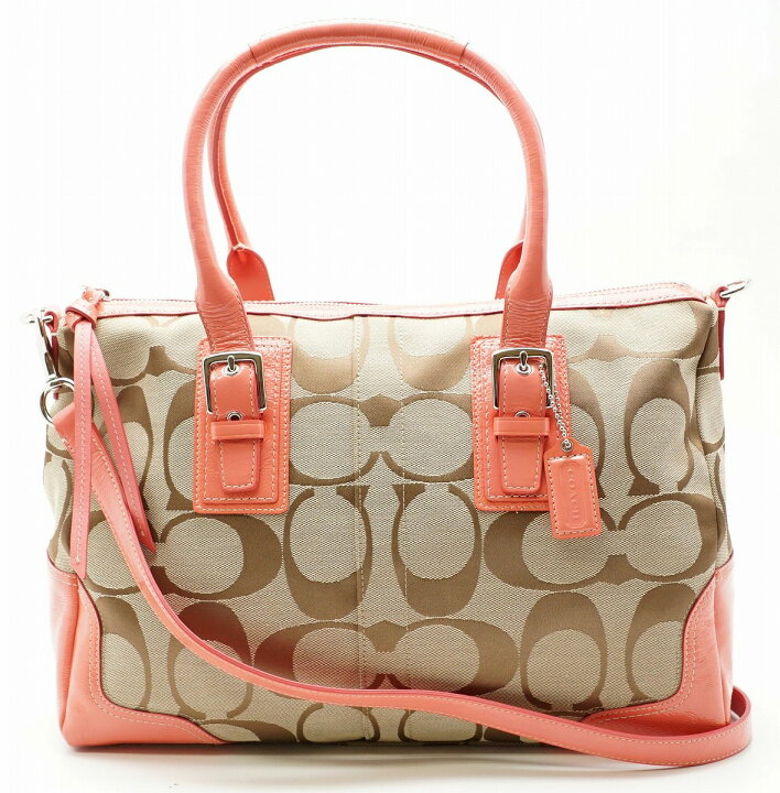 楽天市場】【バッグ】COACH コーチ シグネチャー トートバッグ 
