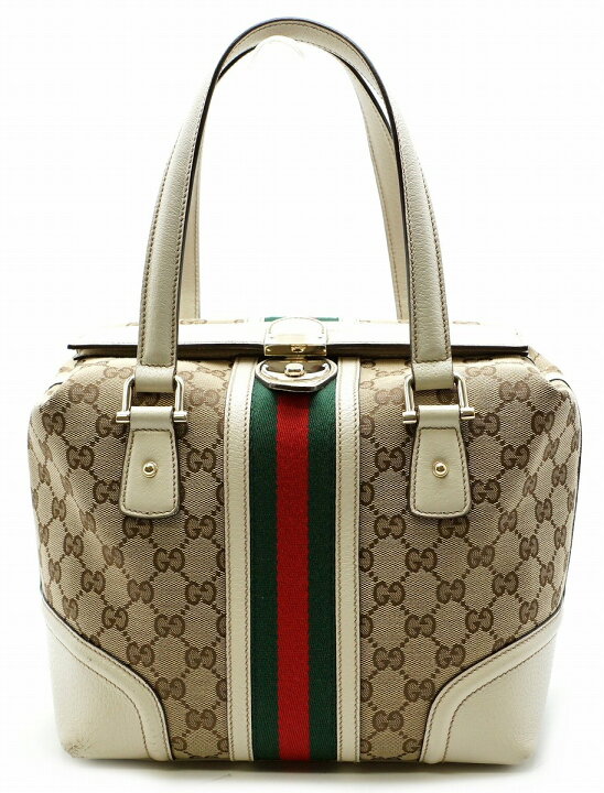 楽天市場】【バッグ】GUCCI グッチ GGキャンバス ドクターズバッグ 