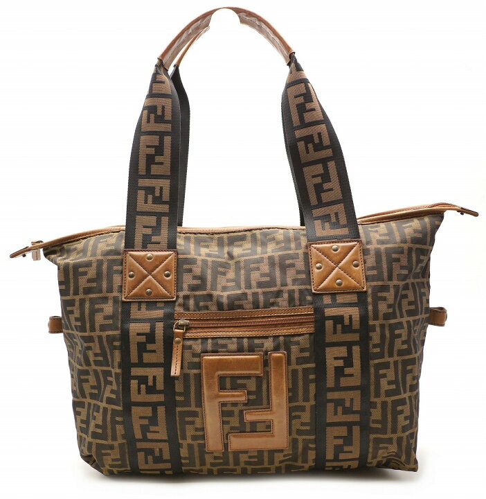 楽天市場】【バッグ】FENDI フェンディ ズッカ柄 ハンドバッグ トート  
